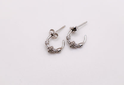 Italian Silver Harmony Earrings-0