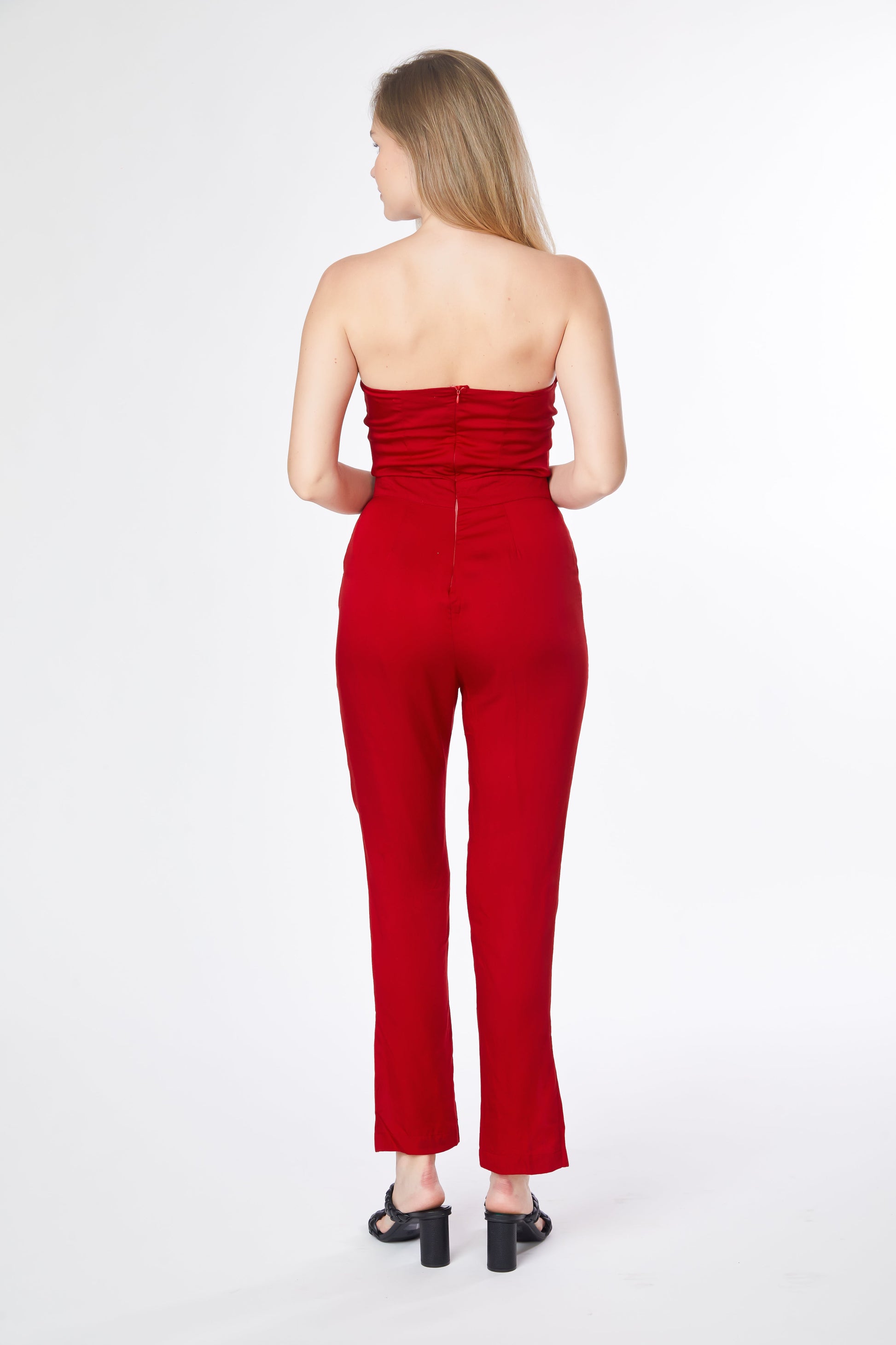 Sleeveless Sweetheart Jumpsuit-3