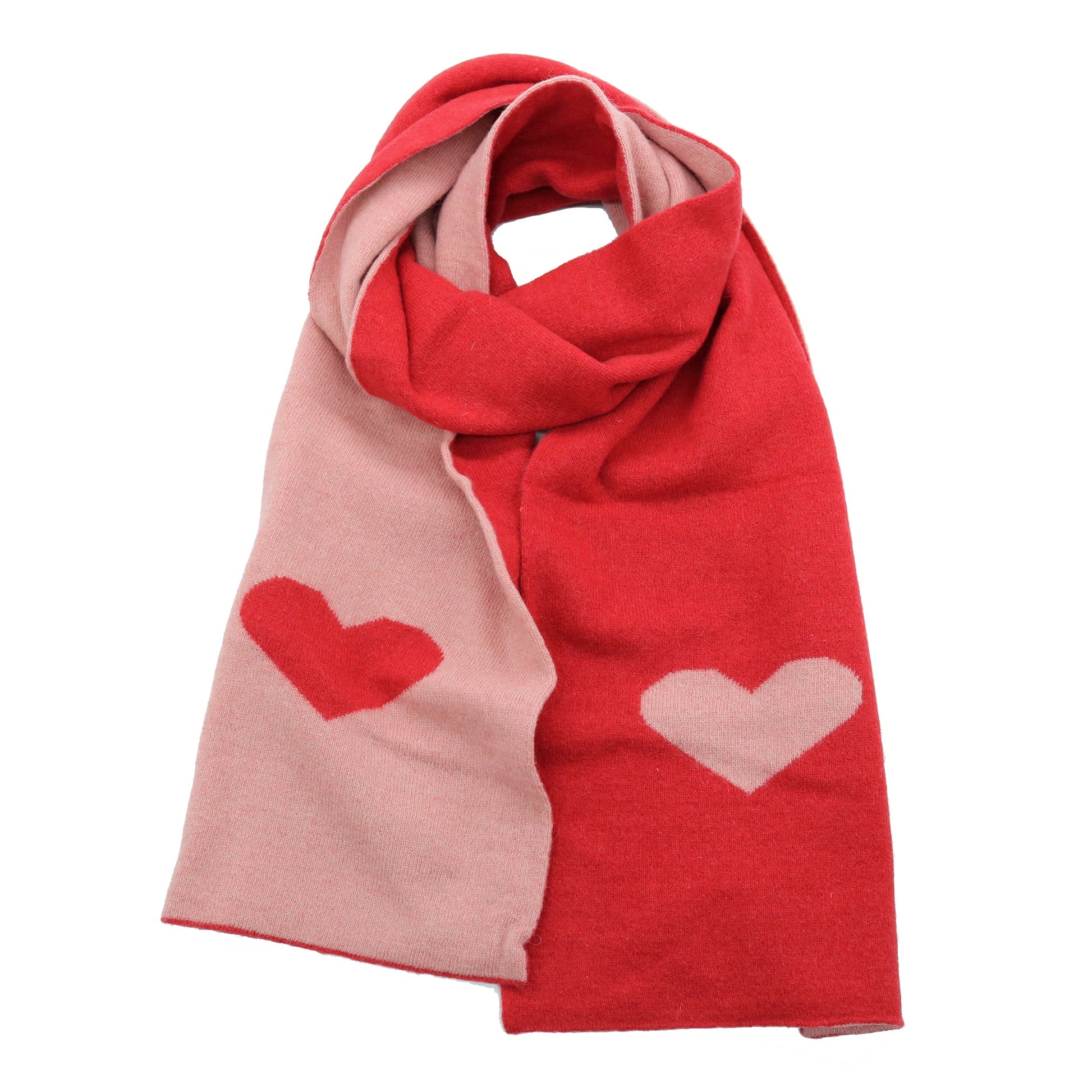 COLOR BLOCK SCARF WITH HEART-6