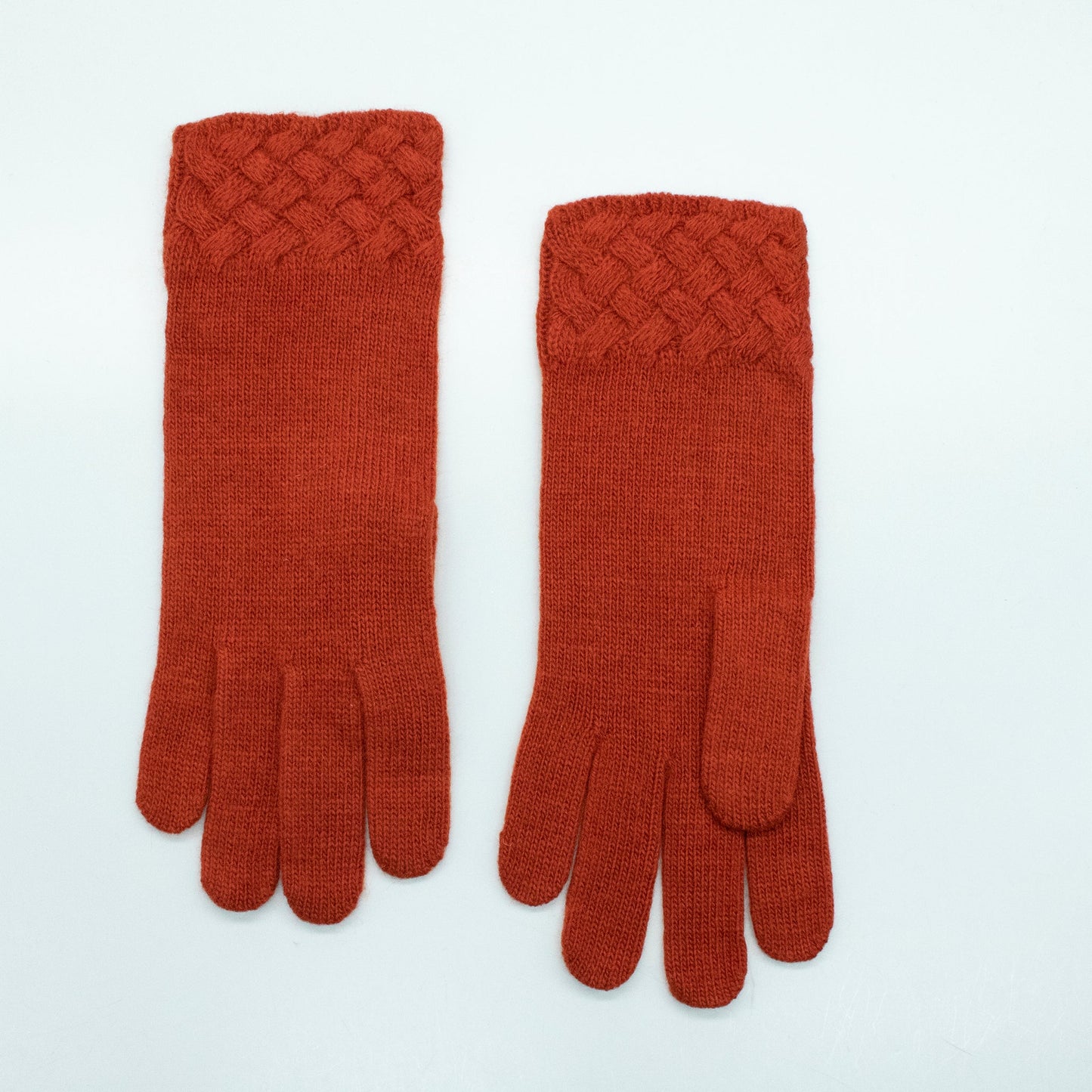 GLOVES IN BASKET WEAVE STITCH-4