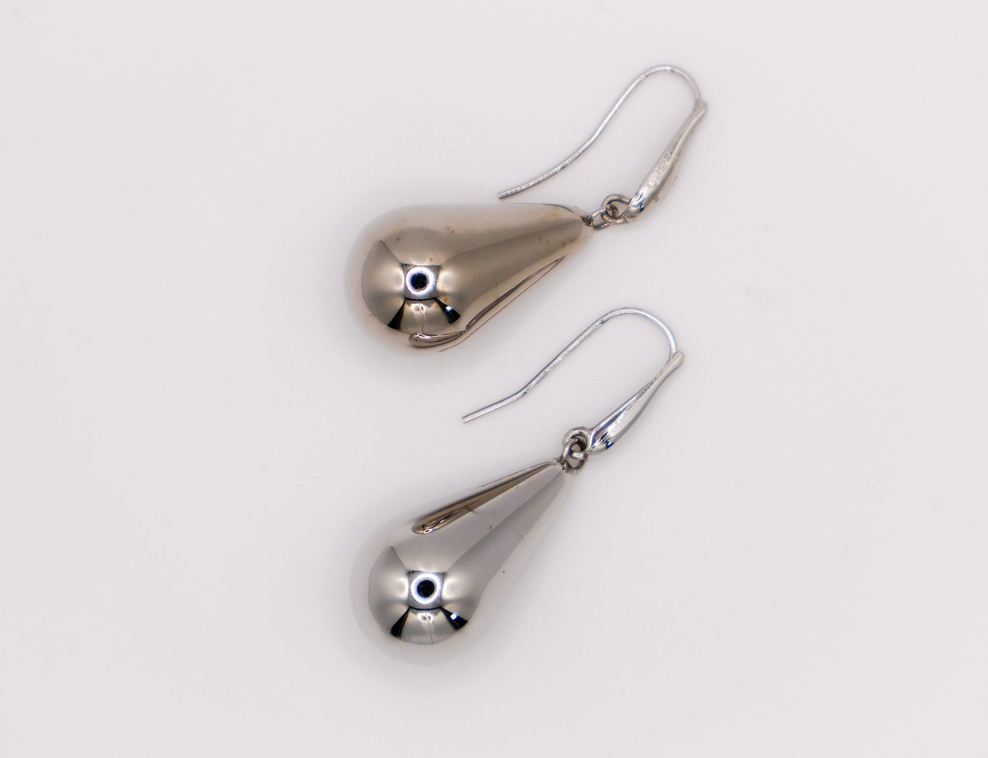 Sterling Silver Raindrop Elegance Earrings-2