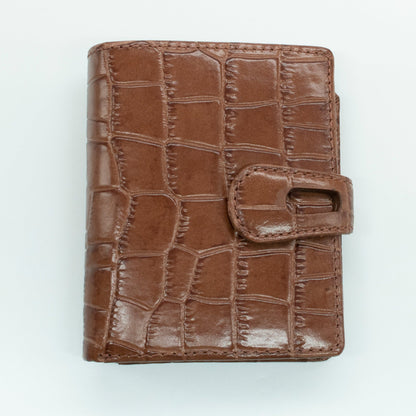 CROCCO WALLET WITH LOOPHOLE SNAP CLOSURE-0