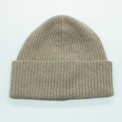 CASHMERE RIBBED BEANIE-6