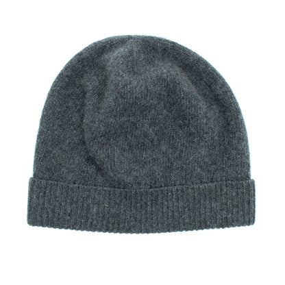 CASHMERE BEANIE WITH FOLDED CUFF-3