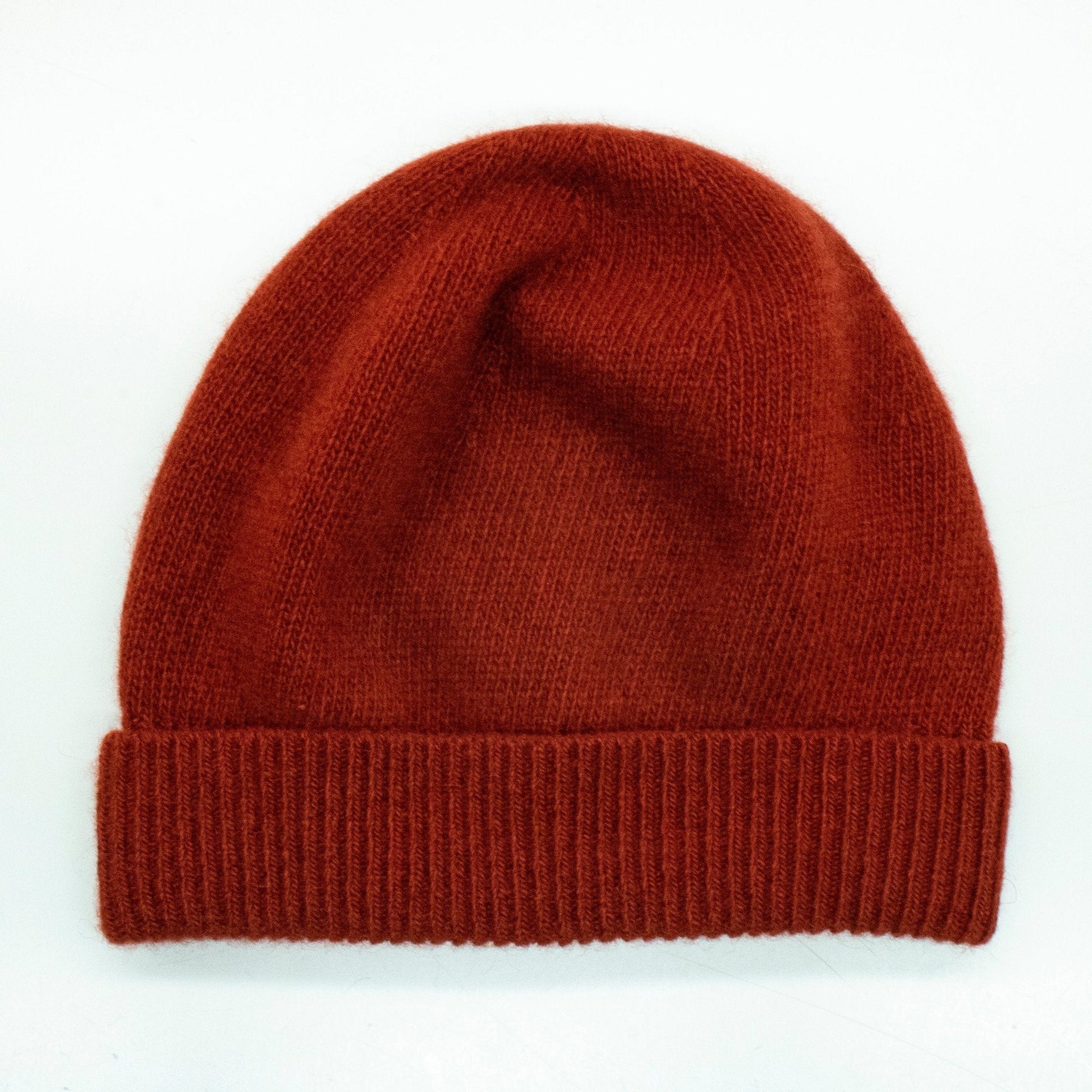 CASHMERE BEANIE WITH FOLDED CUFF-1