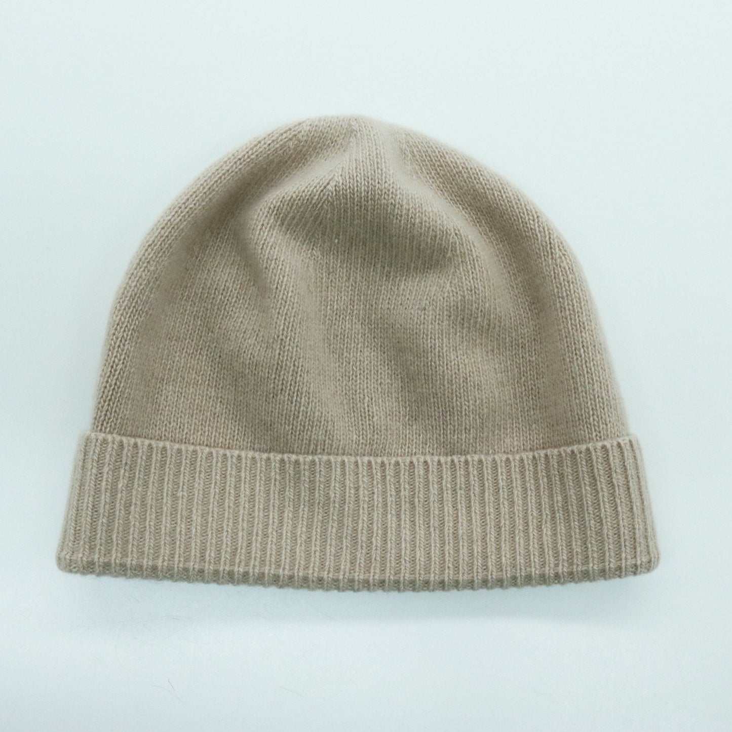 CASHMERE BEANIE WITH FOLDED CUFF-8