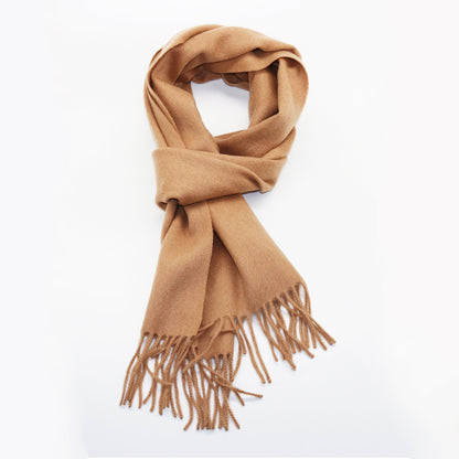 WOVEN SCARF WITH FRINGES-2