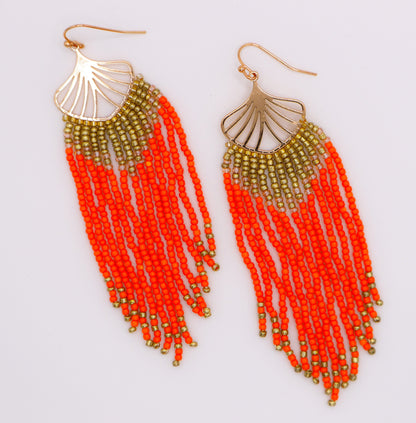 Golden Leaves Earrings-2