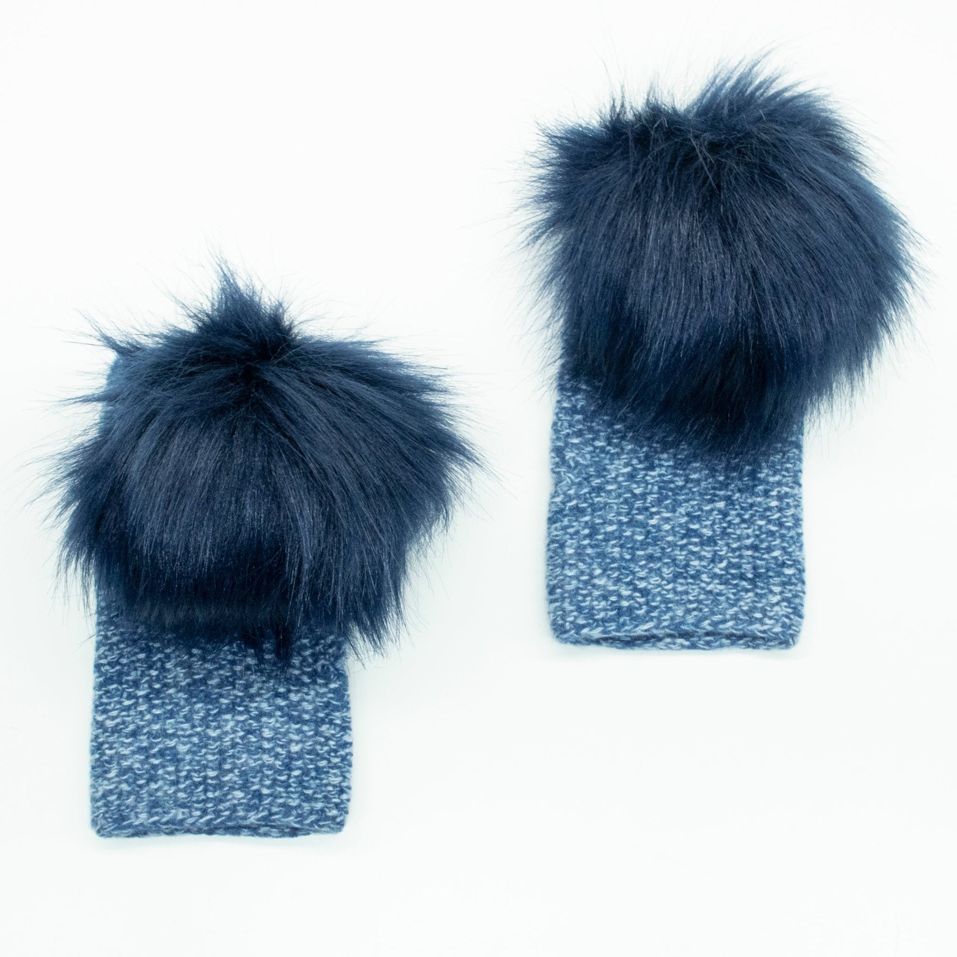 CASHMERE TWEED FINGERLESS WITH POM-0