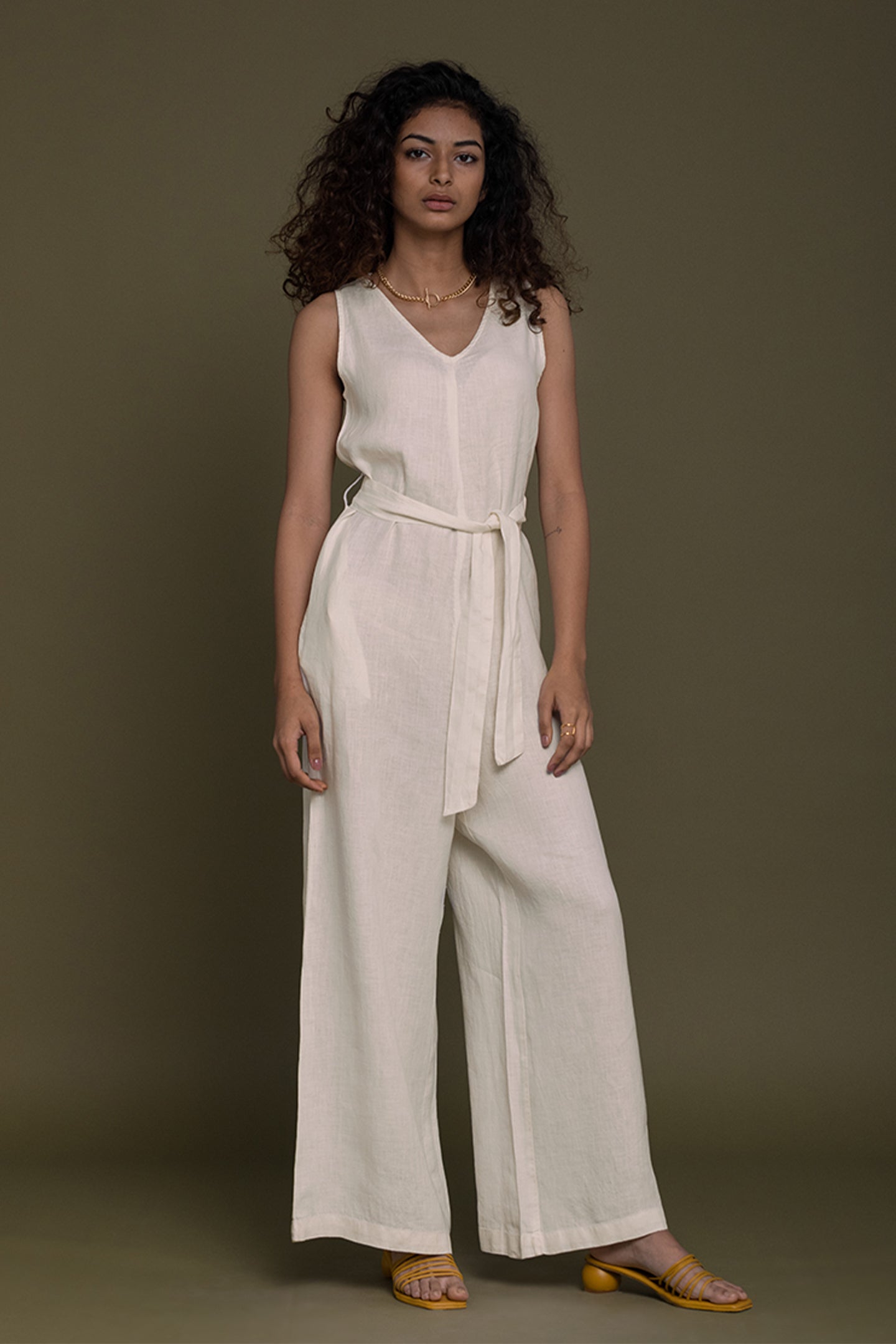 Breakfast in Bed Jumpsuit in Off-white-3