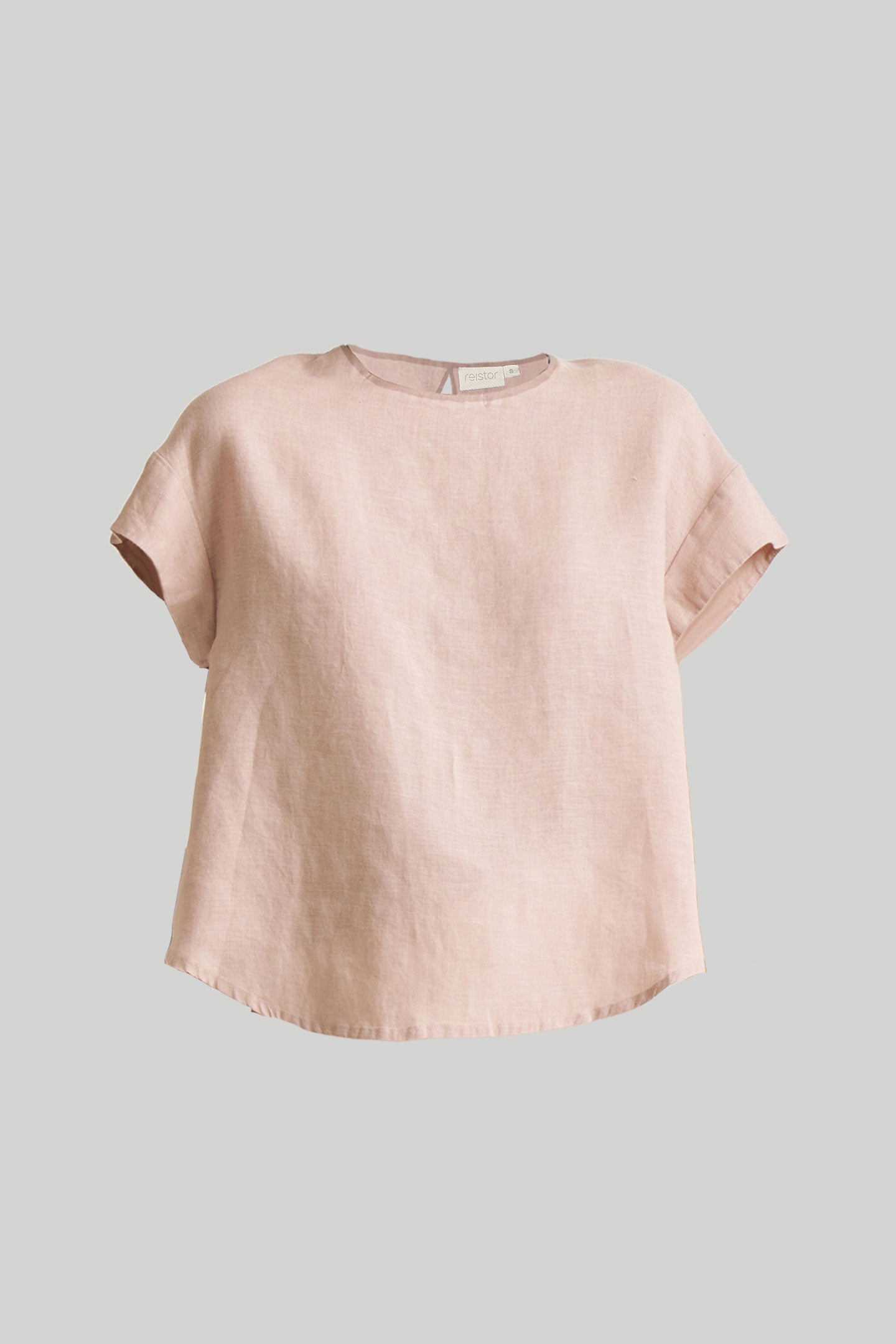 Cap Sleeved Everyday Top in Dusty Pink-4