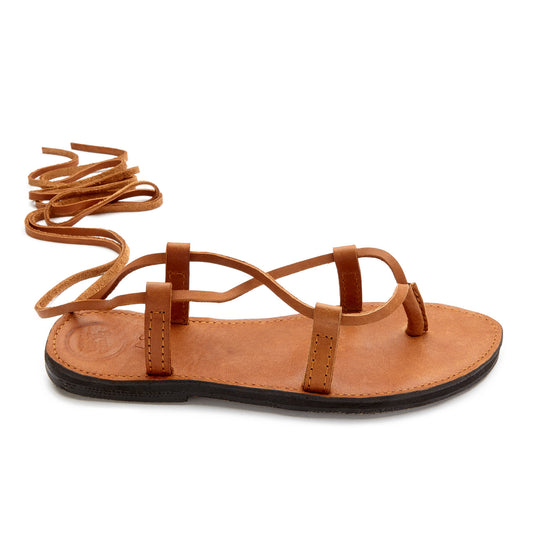 The Cleopatra Gladiator Style Leather Sandal-0