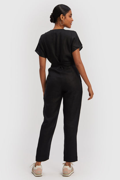 Cropped Wrap Jumpsuit-1