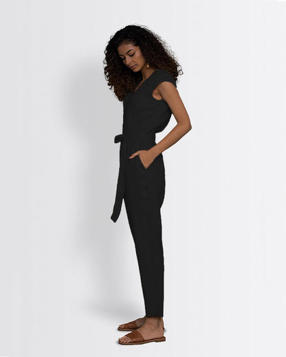 Hemp Noir Jumpsuit-3