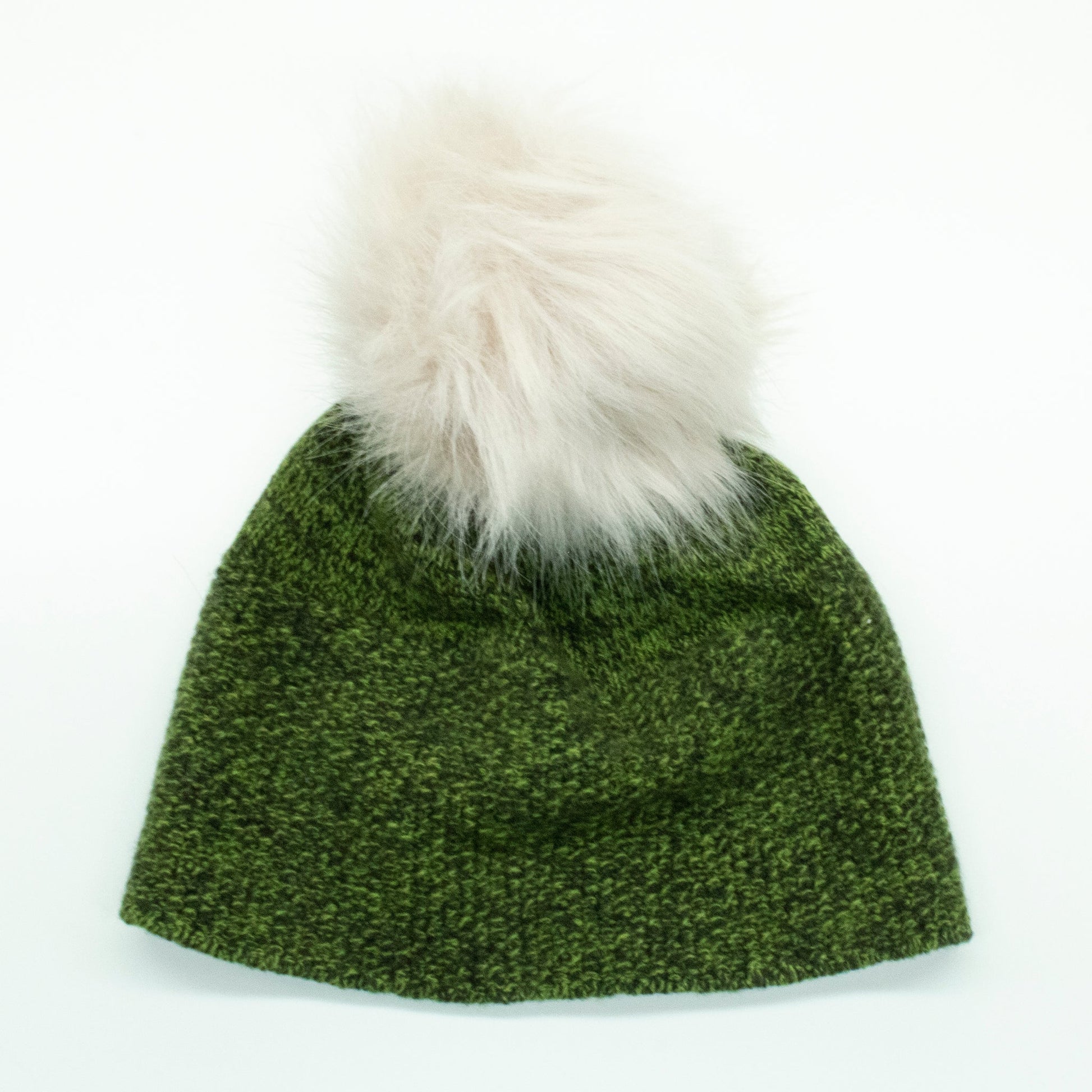 CASHMERE TWEED HAT WITH POM POM-3