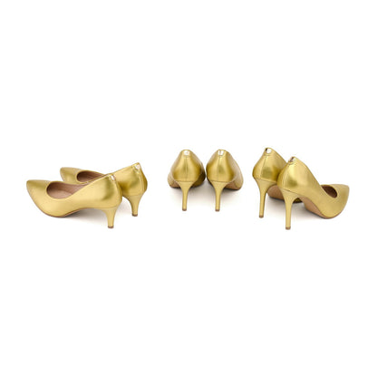 Golden Glamour - vegan 55mm heels-3