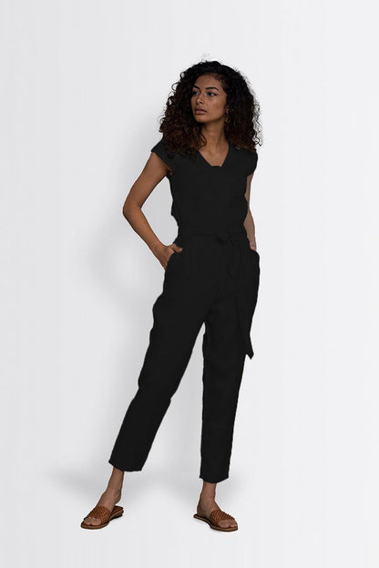 Hemp Noir Jumpsuit-0