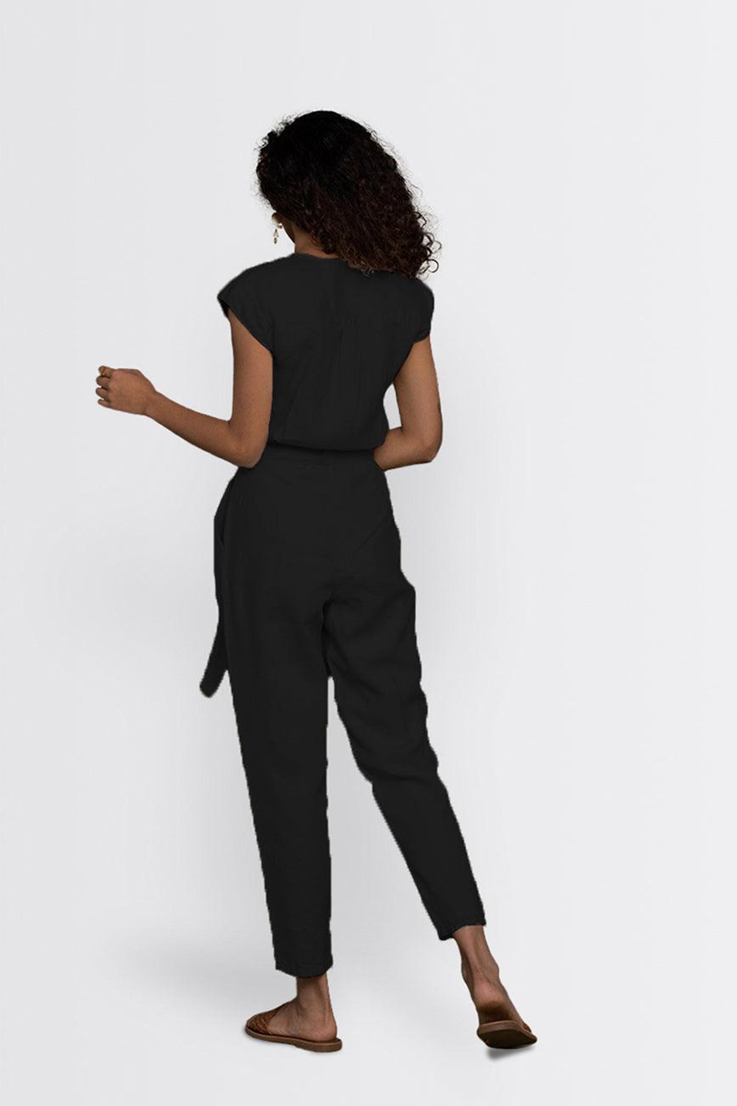 Hemp Noir Jumpsuit-1