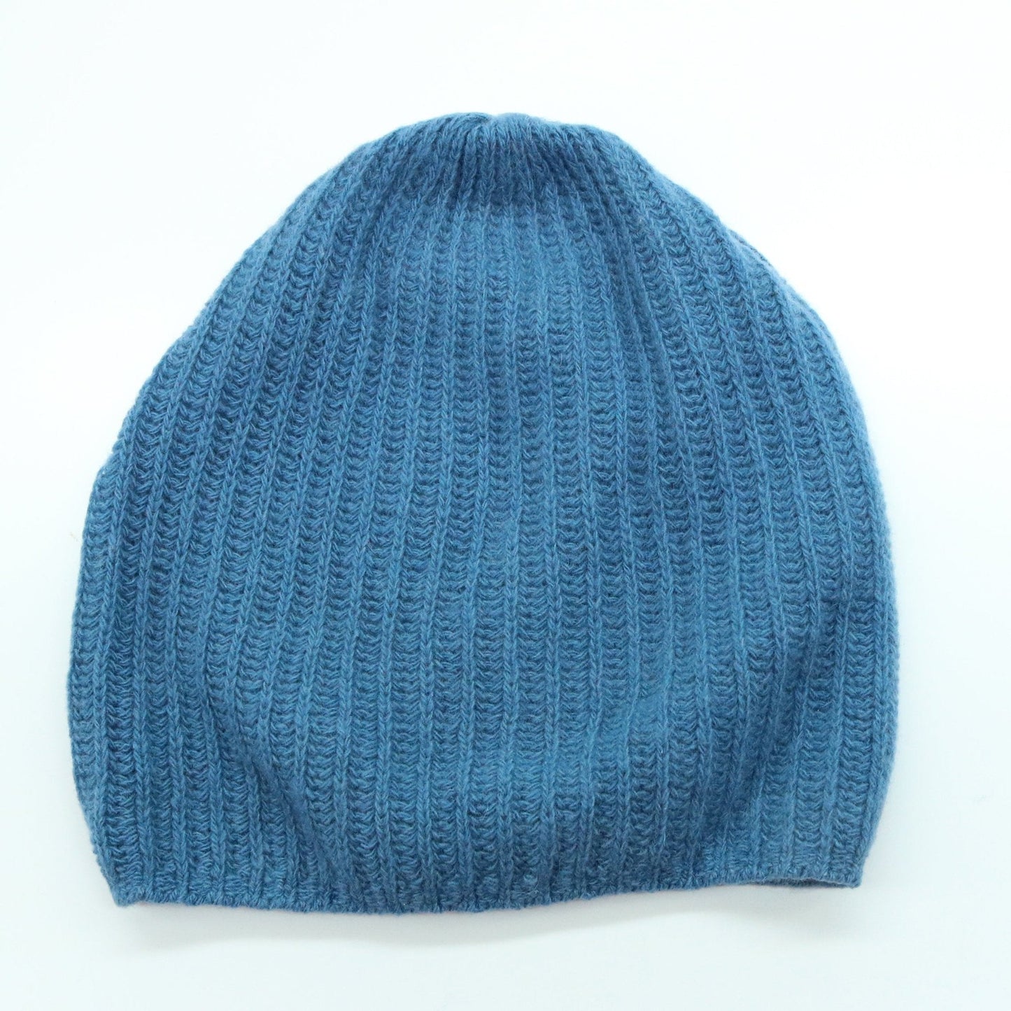 CASHMERE SLOUCHY RIBBED HAT-9