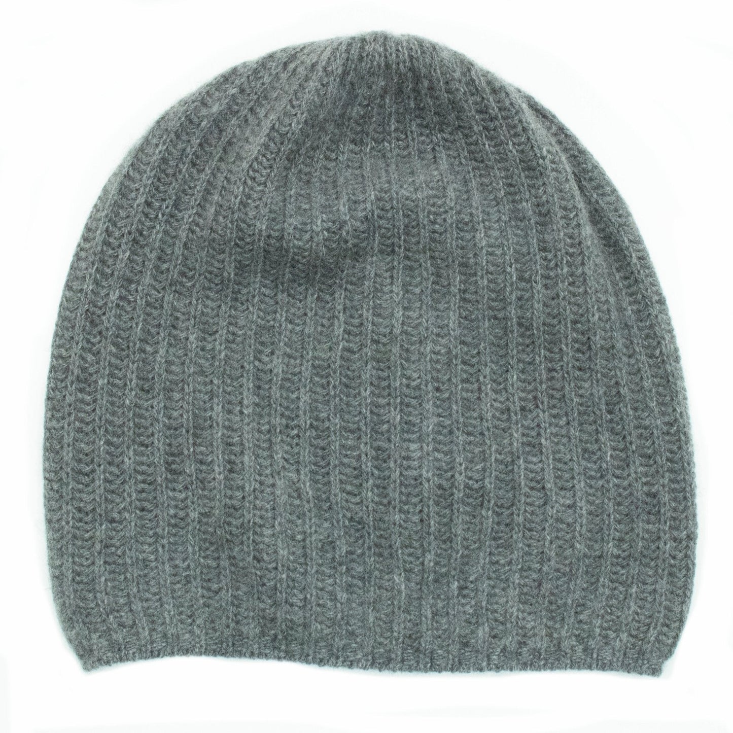 CASHMERE SLOUCHY RIBBED HAT-1