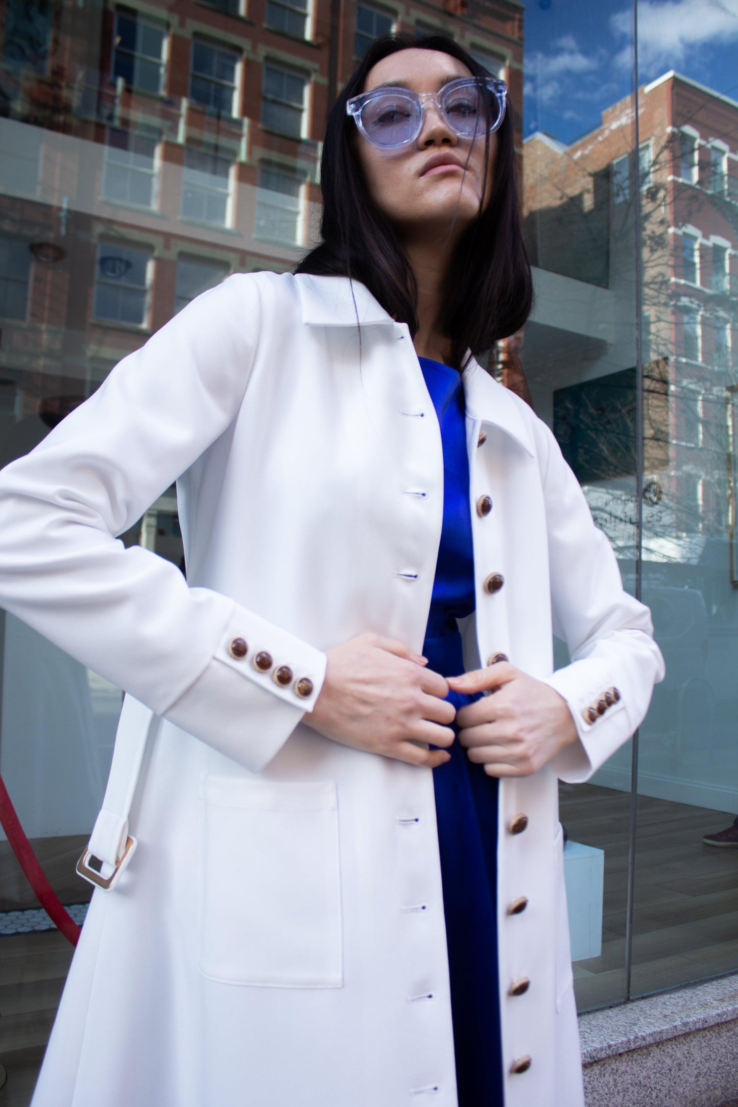 Monique White Coat-3