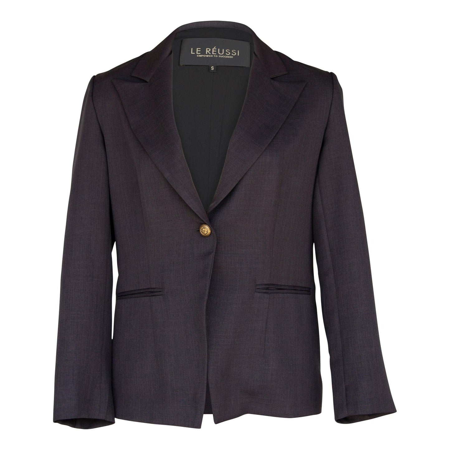 Luxe Charcoal Blazer-3