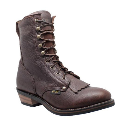 Men's 9" Chestnut Packer Leather Boots-0