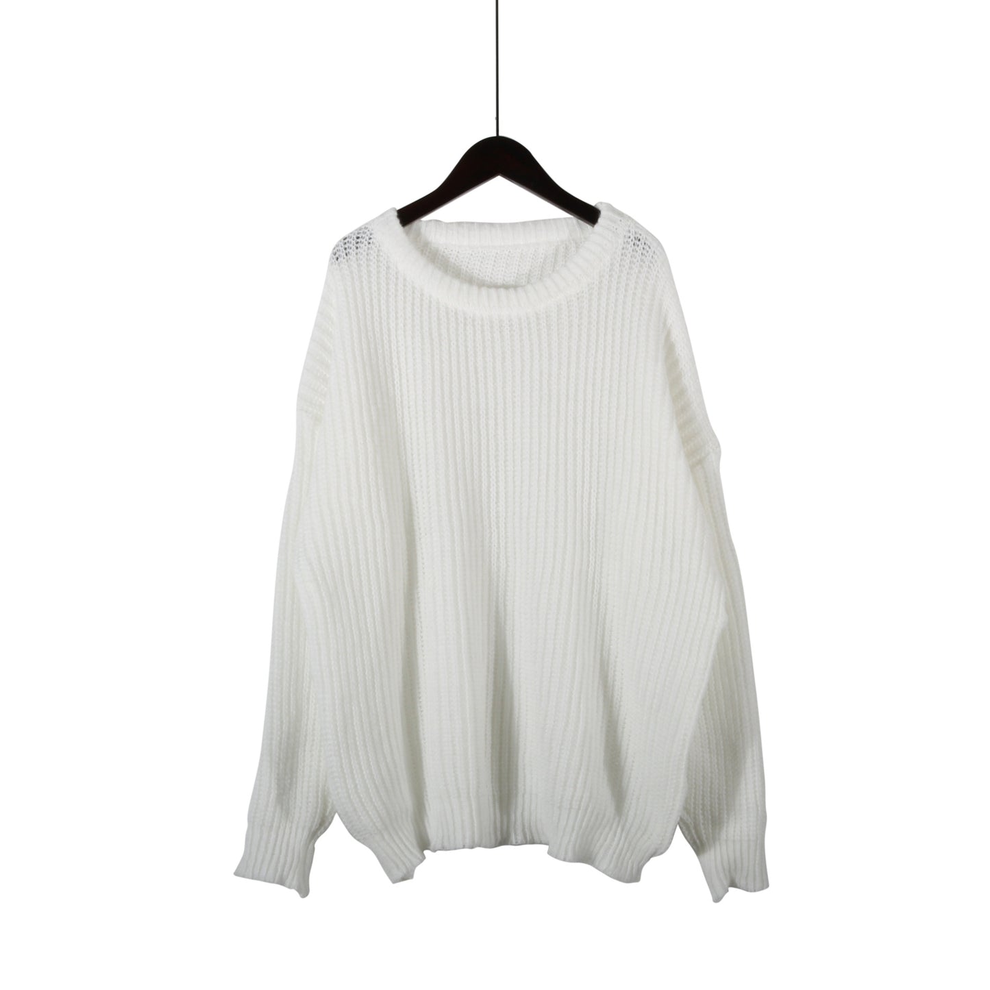 Loose Round Neck Long Sleeve Knit Sweater