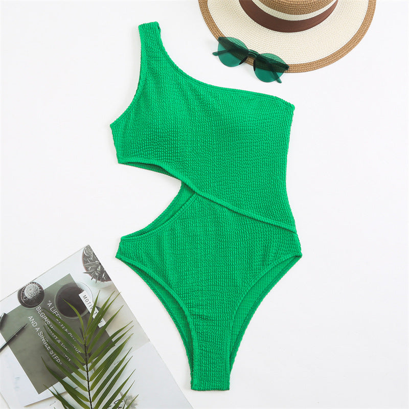 One Shoulder Cutout Monokini