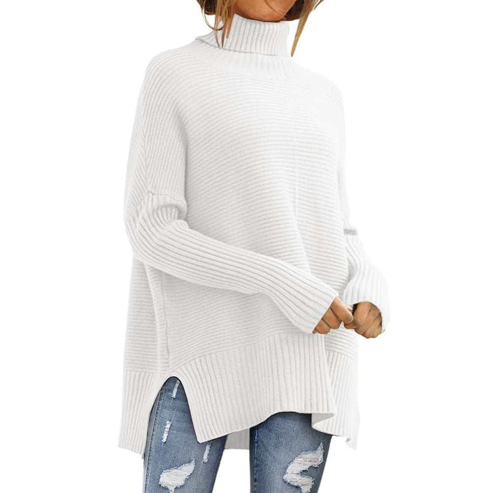 High Collar Long Sweater