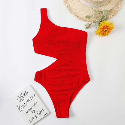 One Shoulder Cutout Monokini