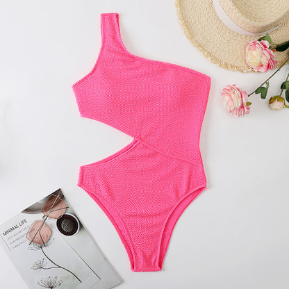 One Shoulder Cutout Monokini