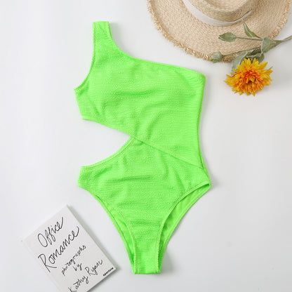 One Shoulder Cutout Monokini