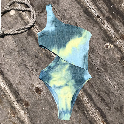 One Shoulder Cutout Monokini