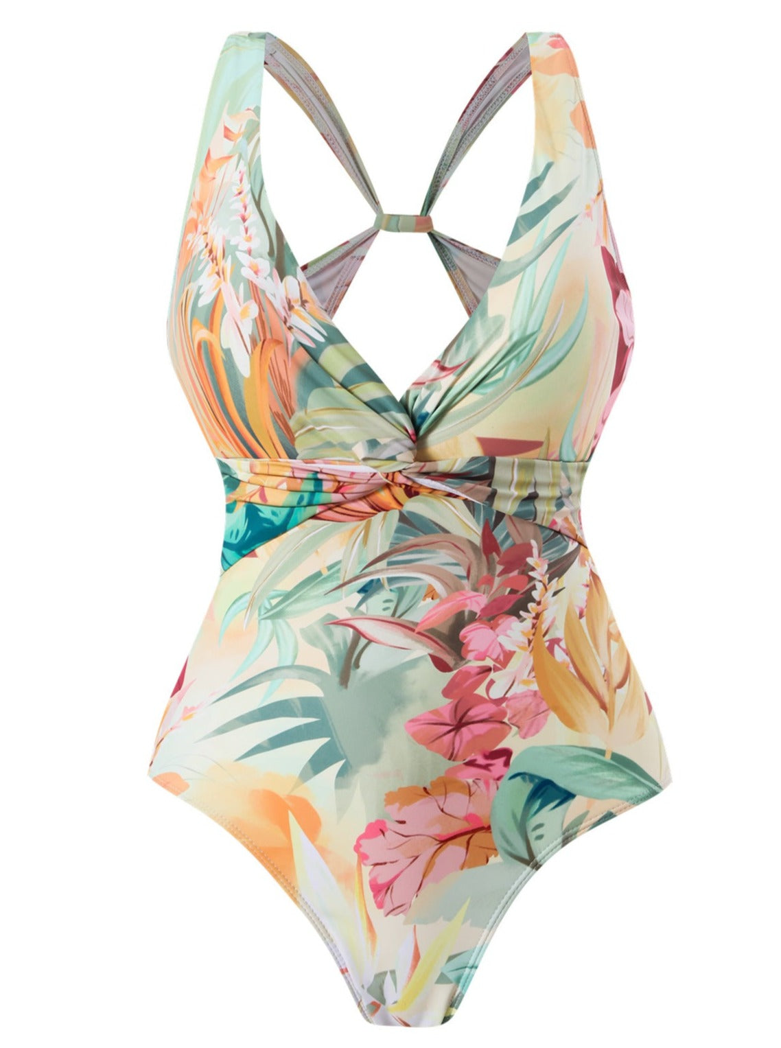 Floral One Piece Bathing Suit