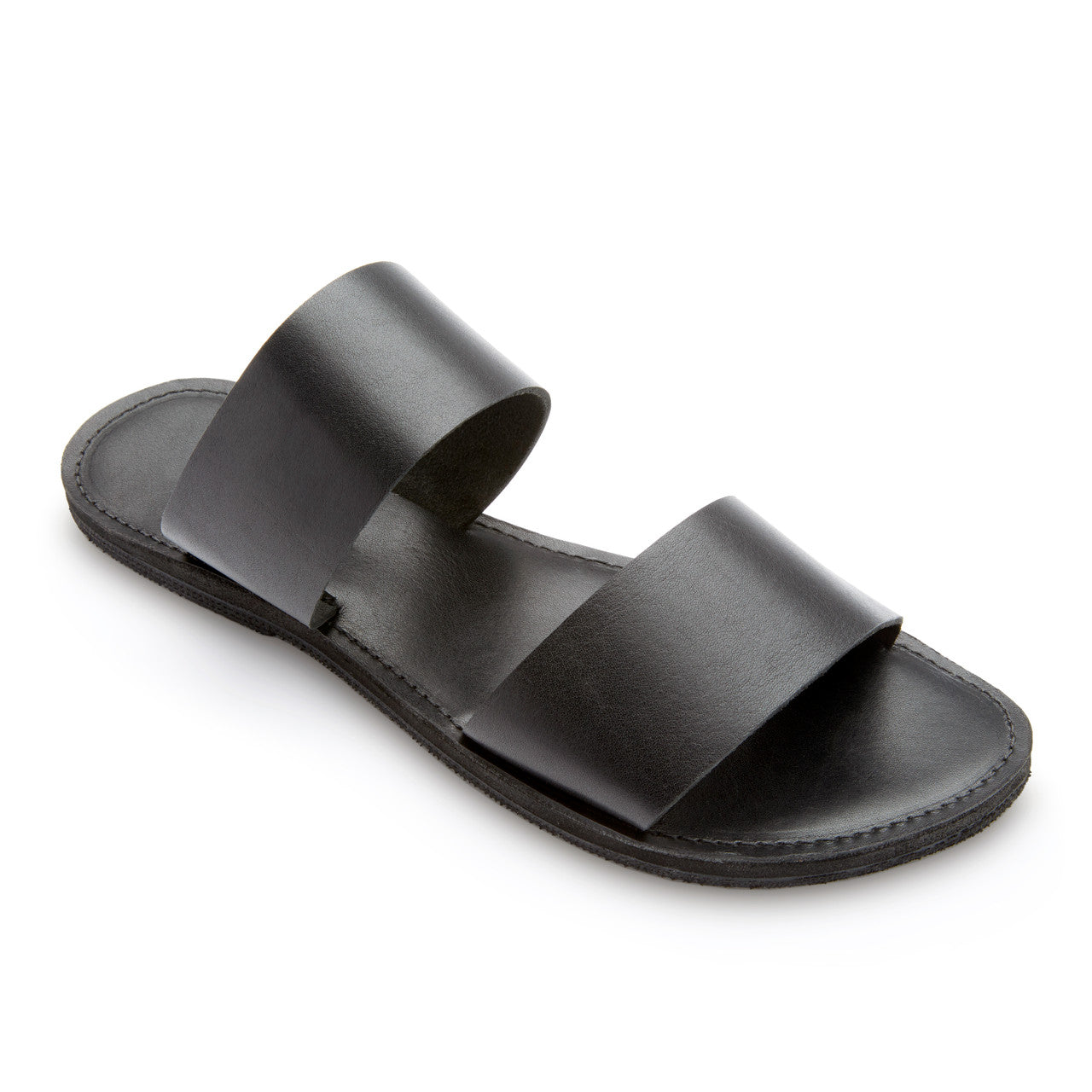 The Ophelia Leather Slide Sandal-5