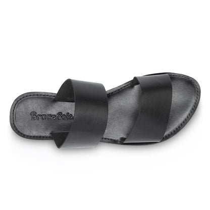 The Ophelia Leather Slide Sandal-9