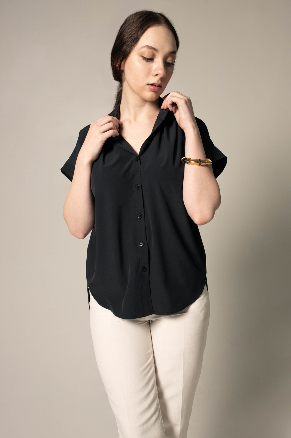 Classic Black Blouse-1