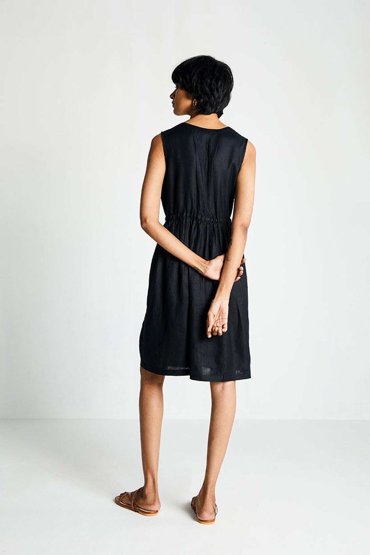 Pina Colada Season Dress in Black-1