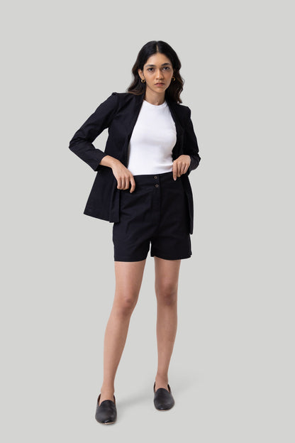 Summer Heat Blazer in Black-4