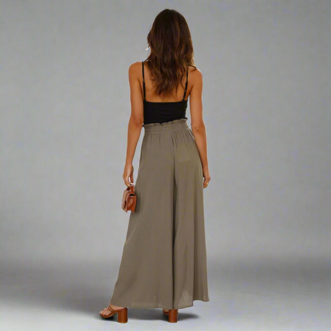 Flowy Wide-Leg Palazzo Pants