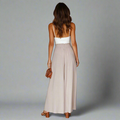 Flowy Wide-Leg Palazzo Pants