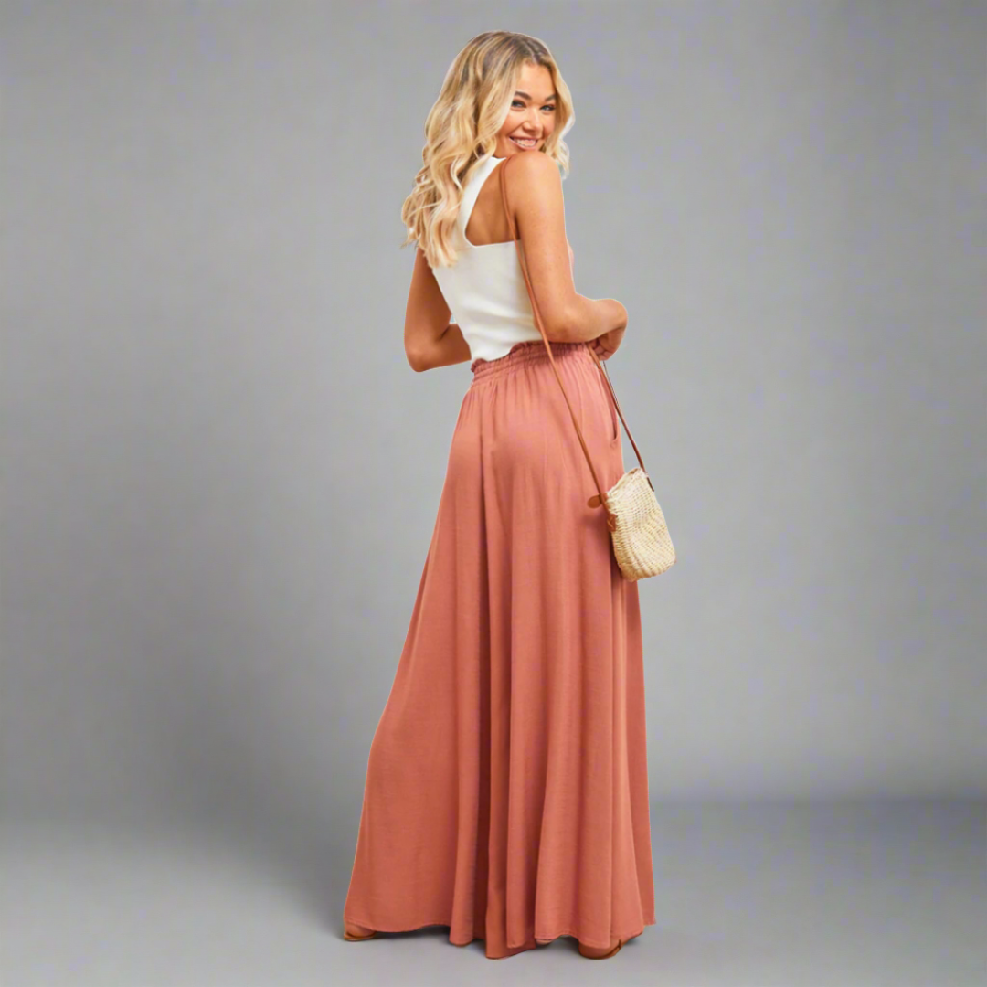 Flowy Wide-Leg Palazzo Pants