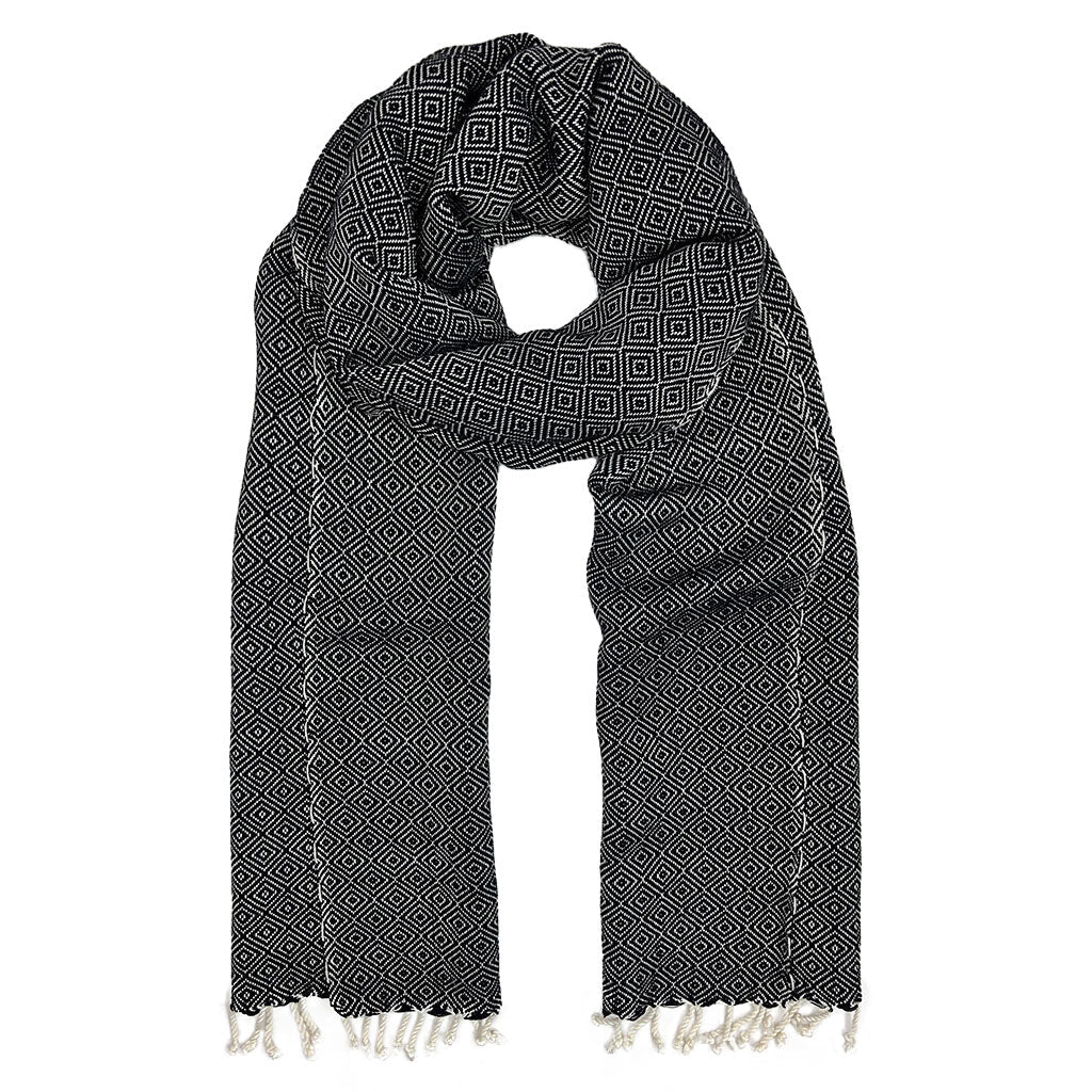 Organic Cotton Diamond Scarf-1