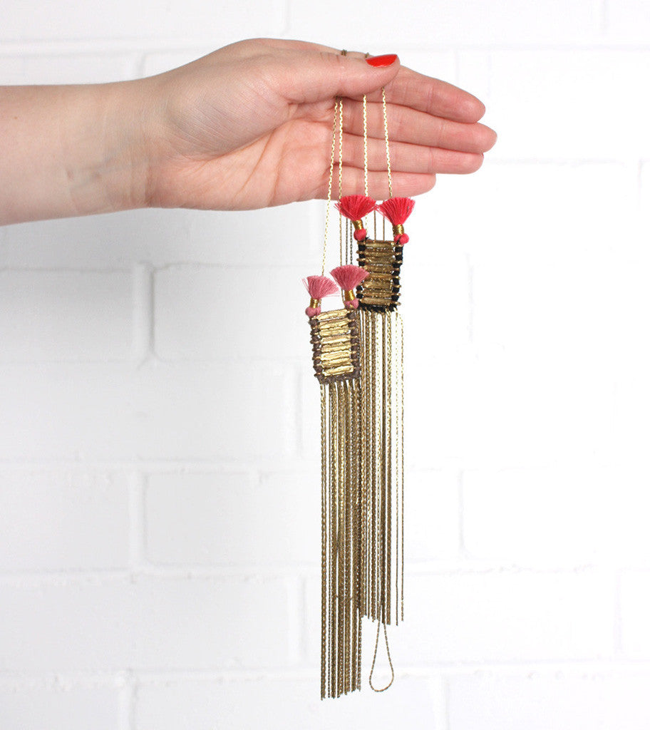 Double Tassel Necklace-1