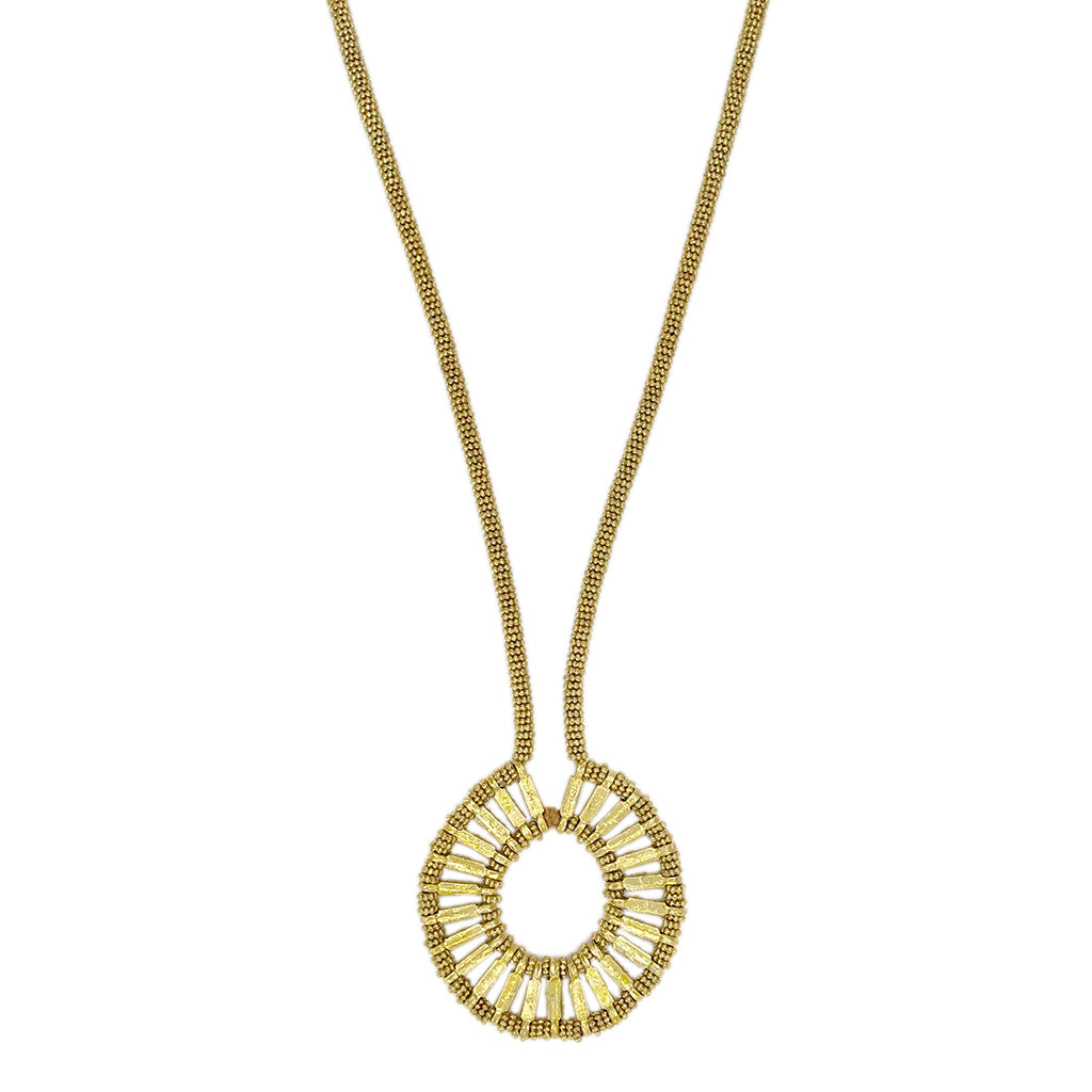 Golden Halo Necklace-2