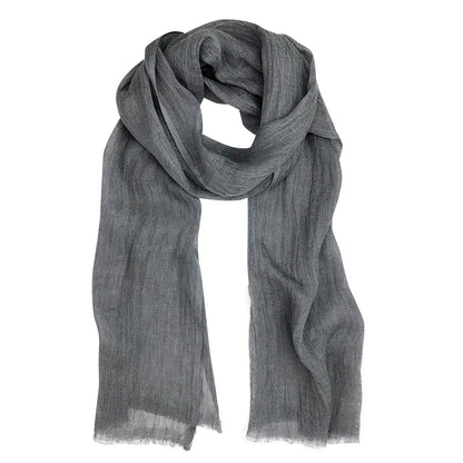 Gauze Linen Scarf-2