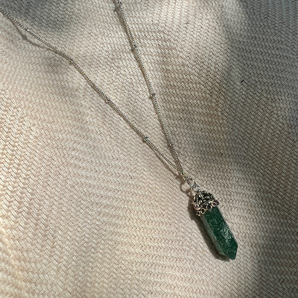 Aventurine Crystal Necklace-1