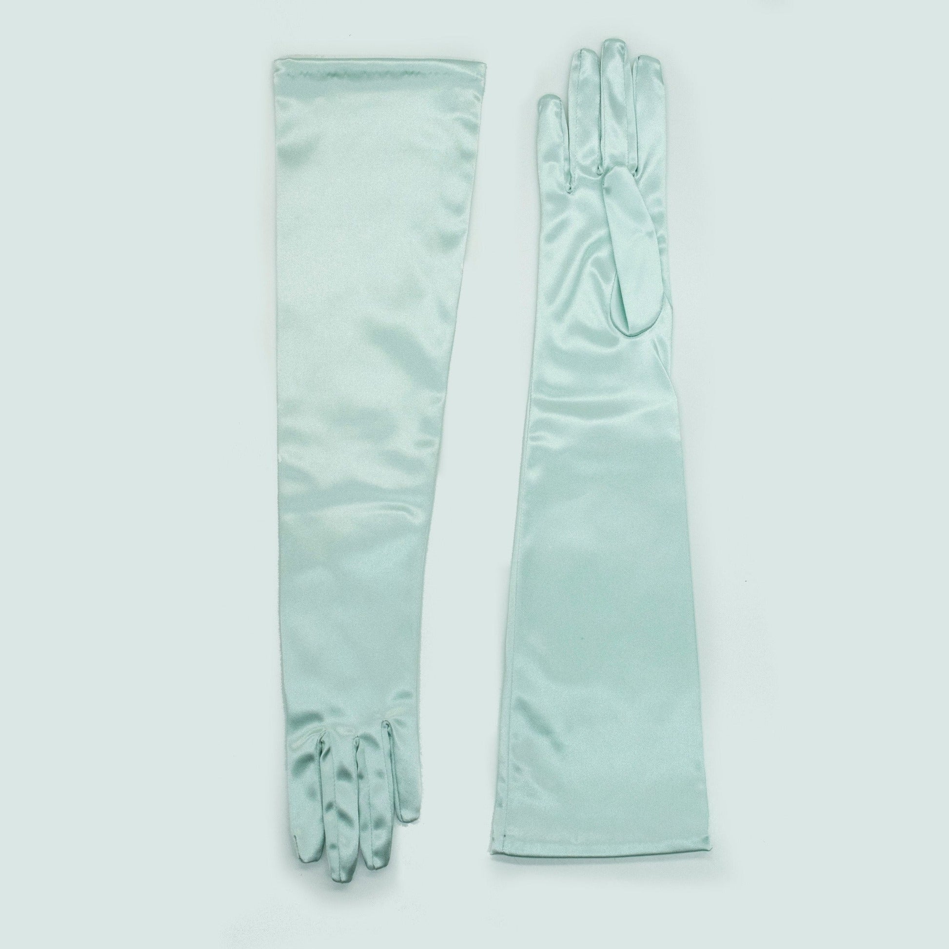 OPERA LENGTH SATIN GLOVES-4