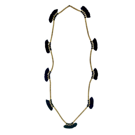 Hamsi Tassel Necklace-0